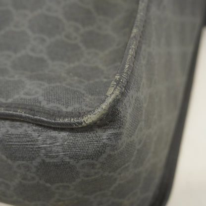 Gucci Gg Supreme Interlocking G Shoulder Bag 222291 Gray Black