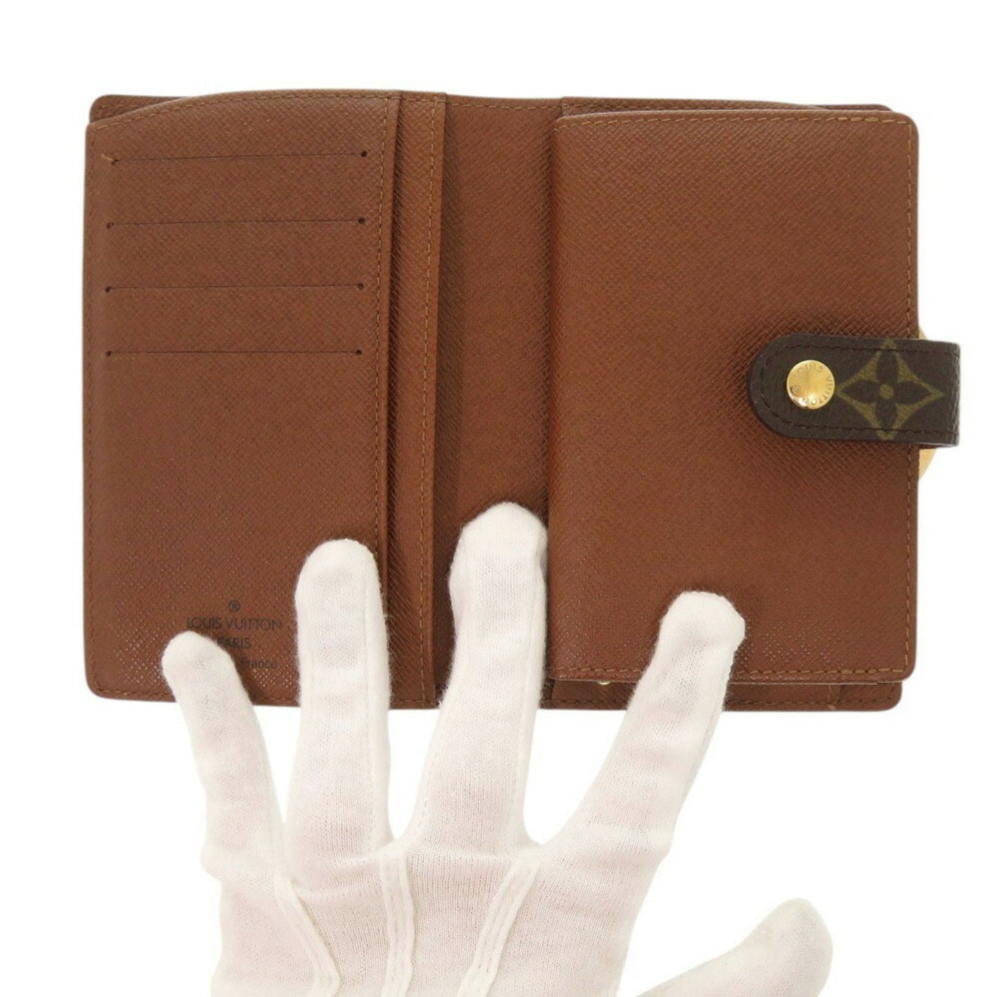 Louis Vuitton Porte Monnaie Bi-Fold Wallet Monogram M61663 Brown Lv 0785Louis Vuitton