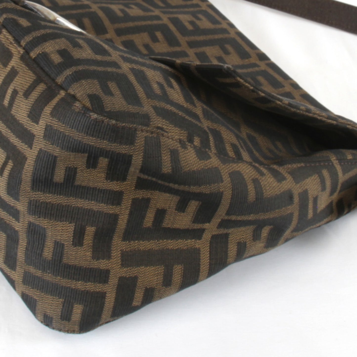 Fendi Zucca Mamma Bucket Shoulder Bag In Brown Canvas