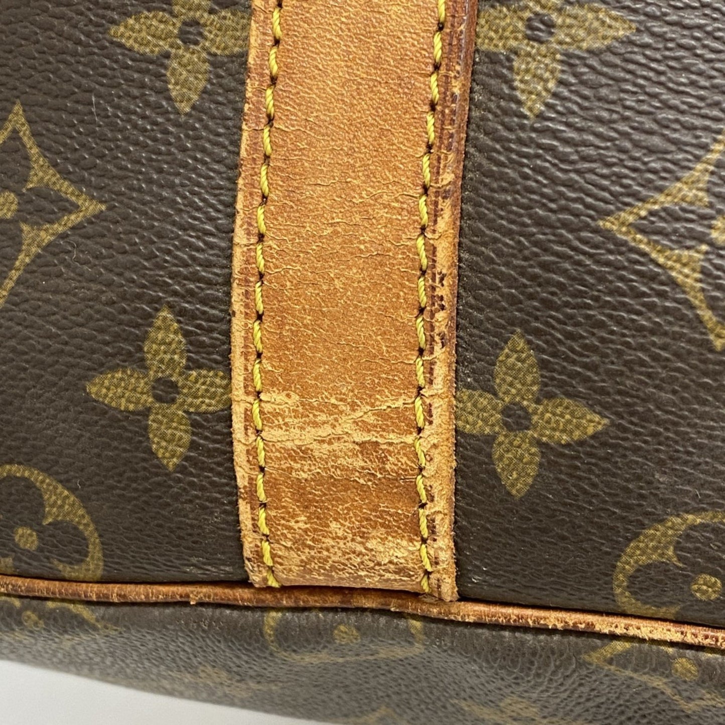 Louis Vuitton Monogram Keepall Bandouliere 55 Boston Bag M41414 Brown