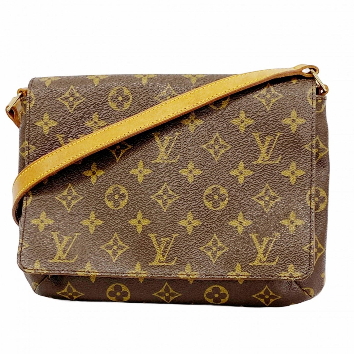 Louis Vuitton Monogram Musette Tango Short Strap Shoulder Bag M51257 Brown