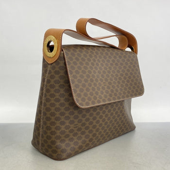 Celine Shoulder Bag Macadam Brown