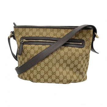 Gucci Gg Canvas Shoulder Bag 388930 Brown