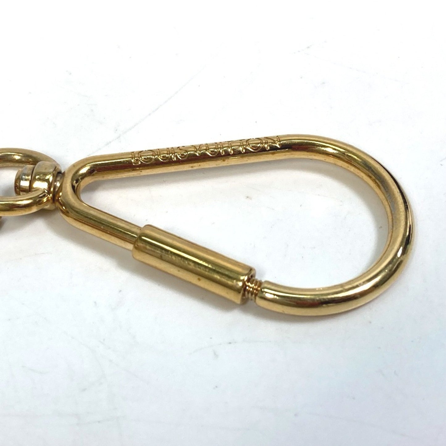Louis Vuitton M65124 Tassel Ribbon Key Ring Bag Charm Keychain Leather