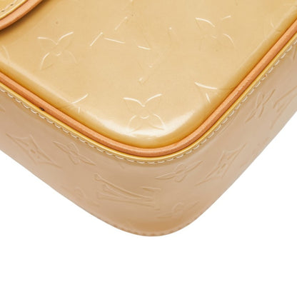 Louis Vuitton Monogram Vernis Christy Gm Shoulder Bag M91147 Beige Patent Leather