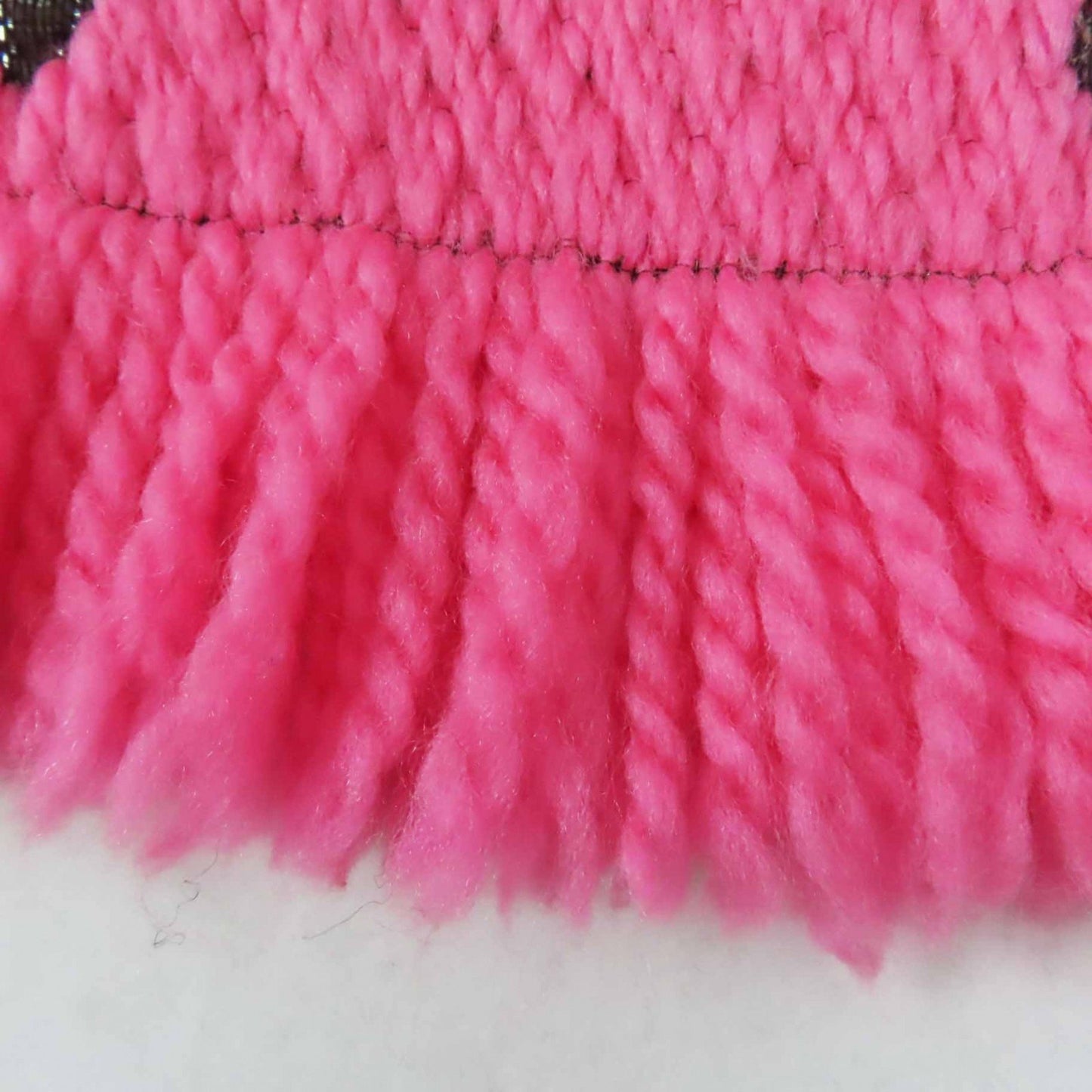 Louis Vuitton M76070 Echarpe Logomania Shine Wool And Silk Rose Pop Fringed Knit Scarf