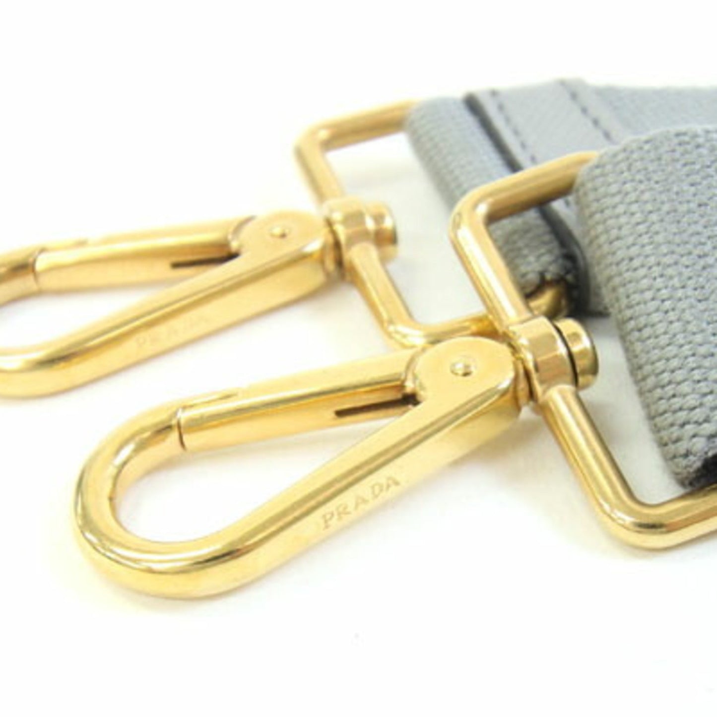 Prada Shoulder Strap Gray Canvas Replacement