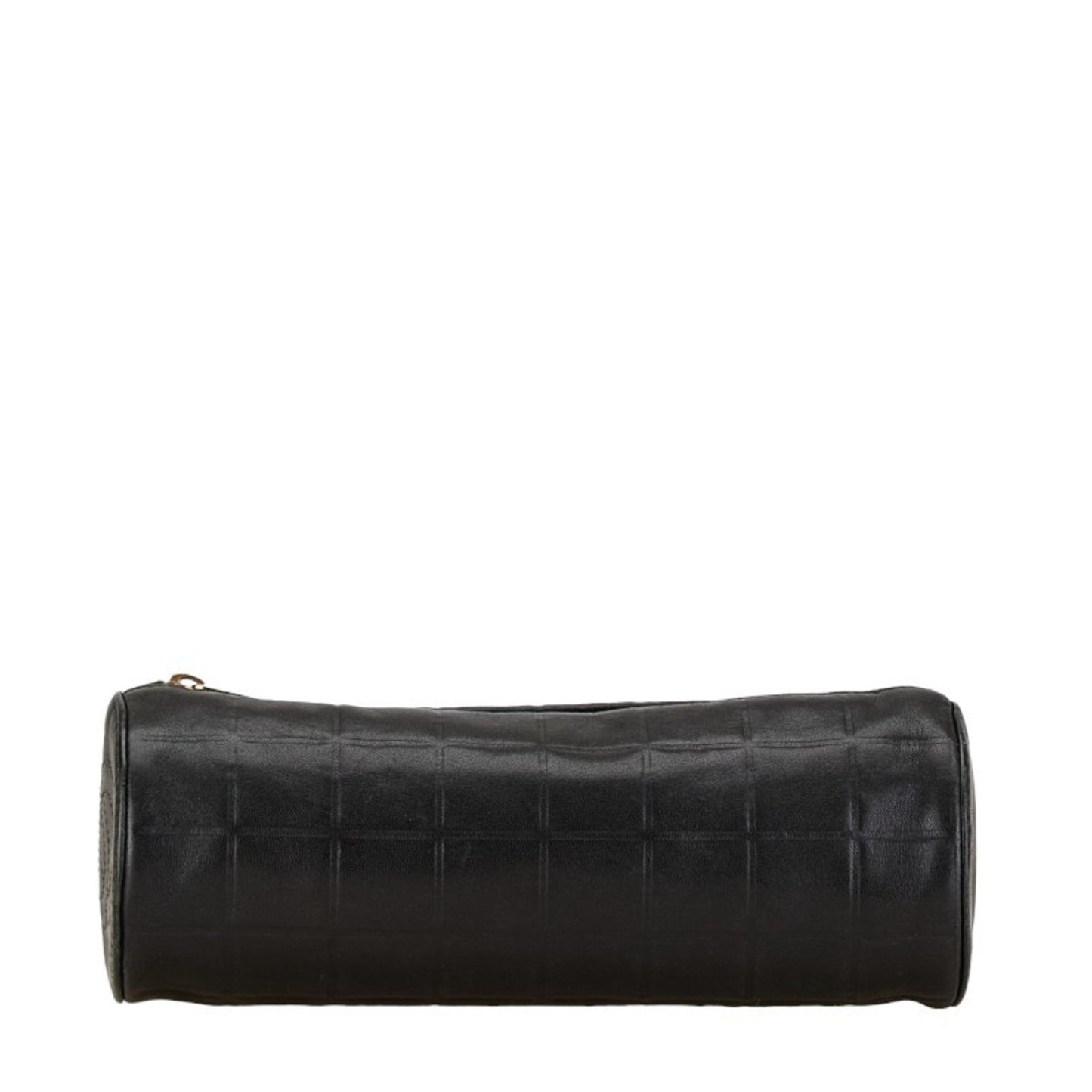 Chanel Coco Mark Pouch Black Leather