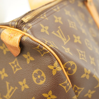 Louis Vuitton Monogram Keepall 55 Boston Bag M41424 Brown