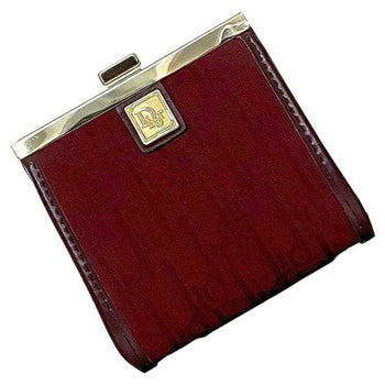 Christian Dior Wallet Ec-23600 Bordeaux Trotter Jacquard Canvas