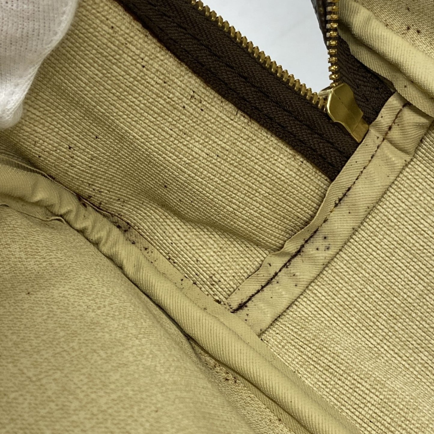 Louis Vuitton Monogram Alize 24H Boston Bag M41399 Brown