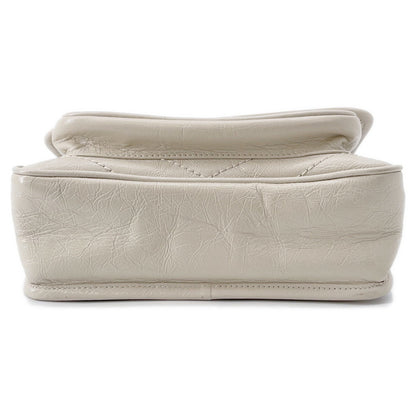 Yves Saint Laurent Niki Baby Leather Bag 6331600En049207 Saint Laurent Paris White