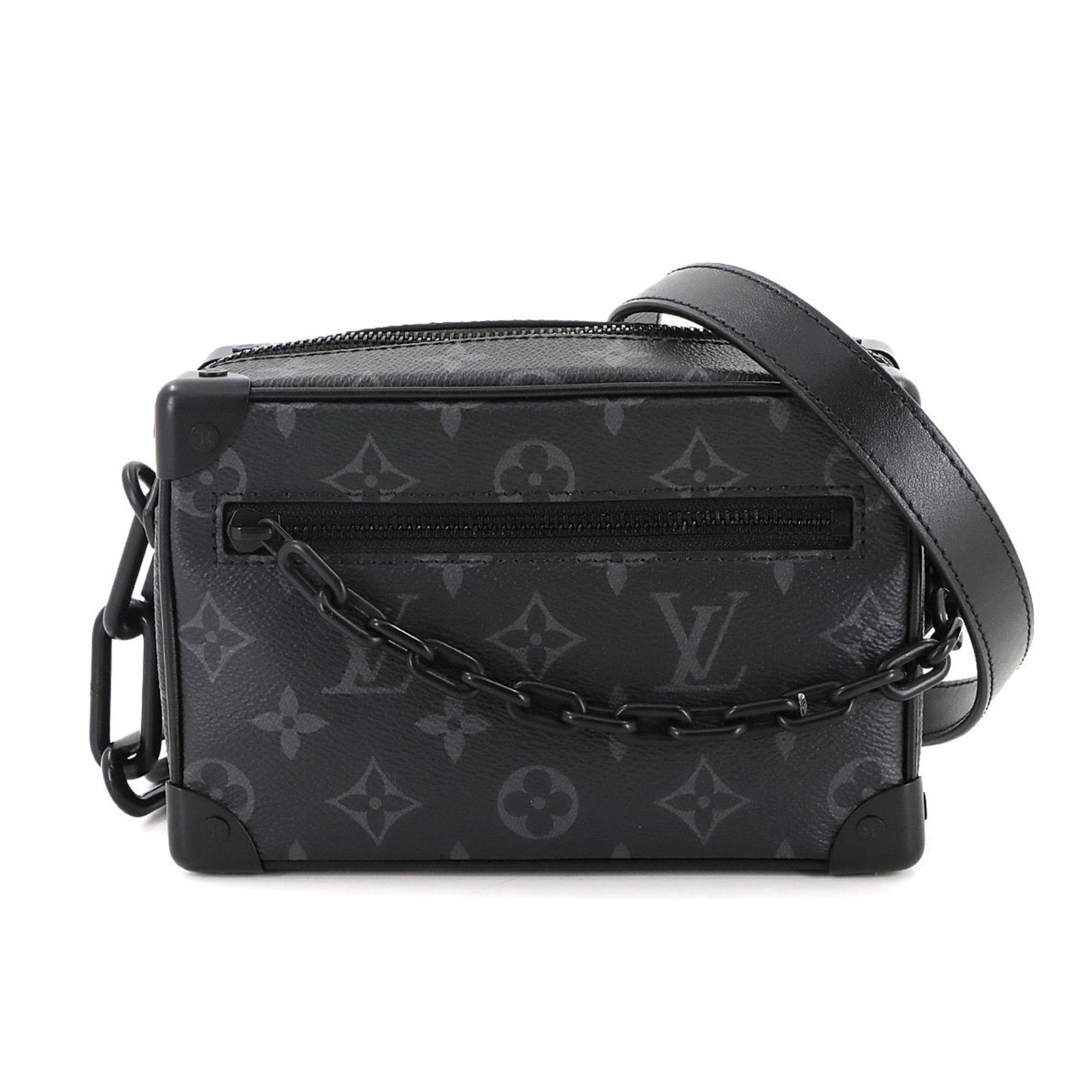 Louis Vuitton Monogram Eclipse Mini Soft Trunk Shoulder Bag M44735 Rfid