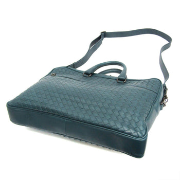 Bottega Veneta Intrecciato Men'S Leather Briefcase