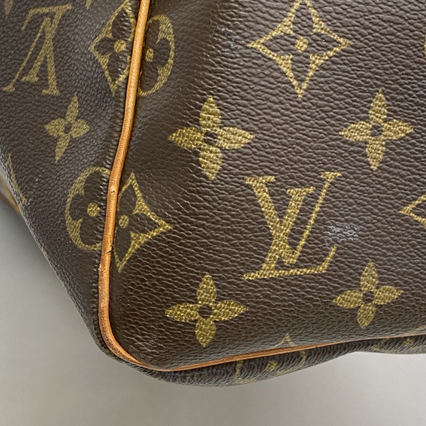 Louis Vuitton Monogram Keepall 55 Boston Bag M41424 Brown