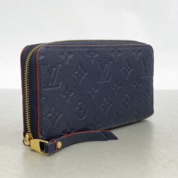 Louis Vuitton Monogram Empreinte Zippy Wallet M62121 Marine Rouge