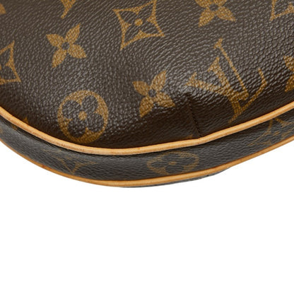 Louis Vuitton Monogram Pochette Croissant Pm Shoulder Bag M51510 Brown Leather