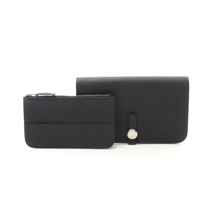 Hermes Herms Dogon Gm Bifold Long Wallet Leather Togo