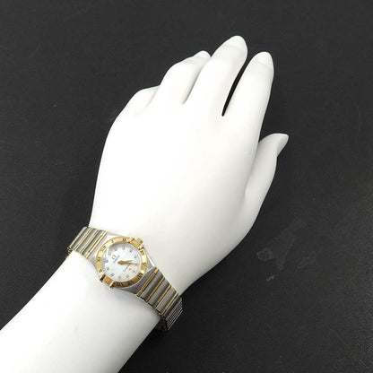 Omega Constellation Mini Two-Tone 1262 75 Women'S Watch With 12 Diamonds