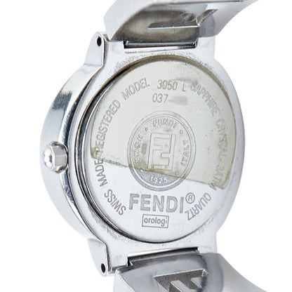 Fendi Watch 3050L Quartz Black Dial Stainless Steel
