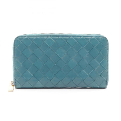 Bottega Veneta Intrecciato Round Long Wallet