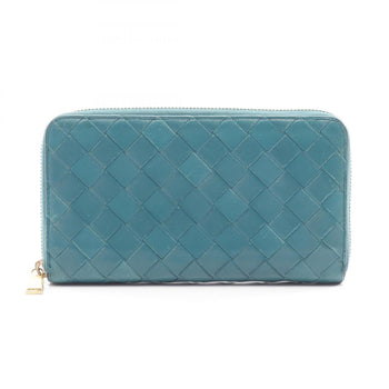 Bottega Veneta Intrecciato Round Long Wallet
