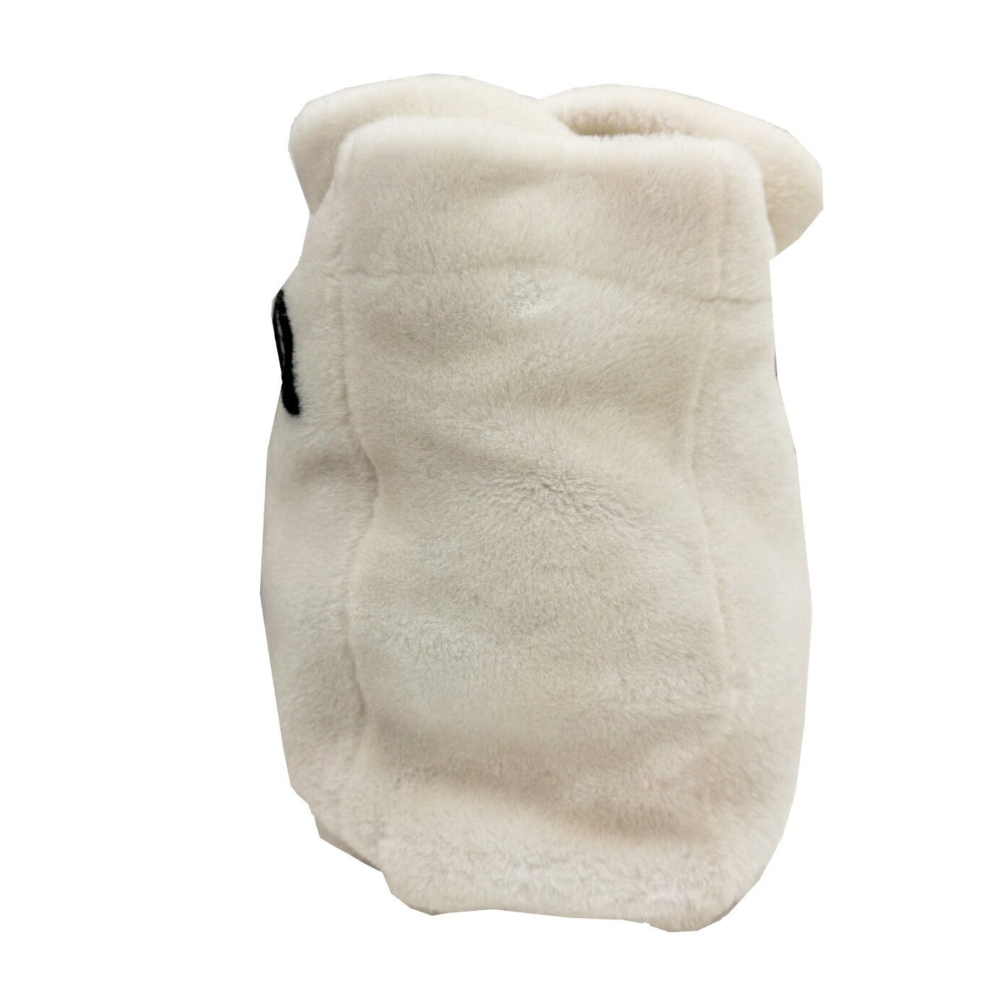 Prada Lettering Terry Tote Bag 1Bg374 White/Black Shoulder Bag/Handbag/Tote