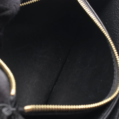 Louis Vuitton Zippy Wallet Monogram Empreinte Noir Round Long Leather