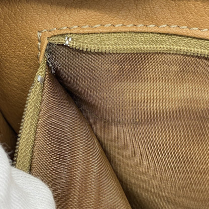 Celine Clutch Bag In Brown Macadam