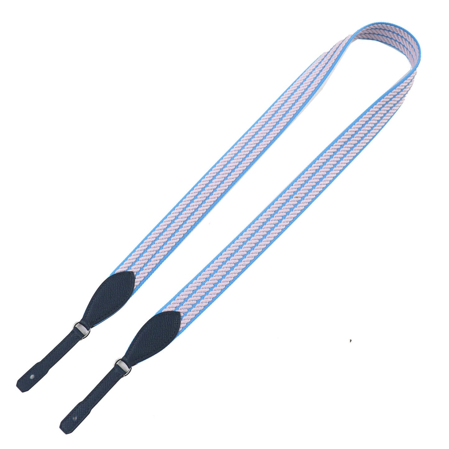 Hermes Caval To-Go 25Mm Canvas And Leather Bag With Silver Hardware Shoulder Strap