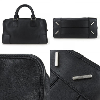 Loewe Handbag Amazona 28 Leather Black Anagram
