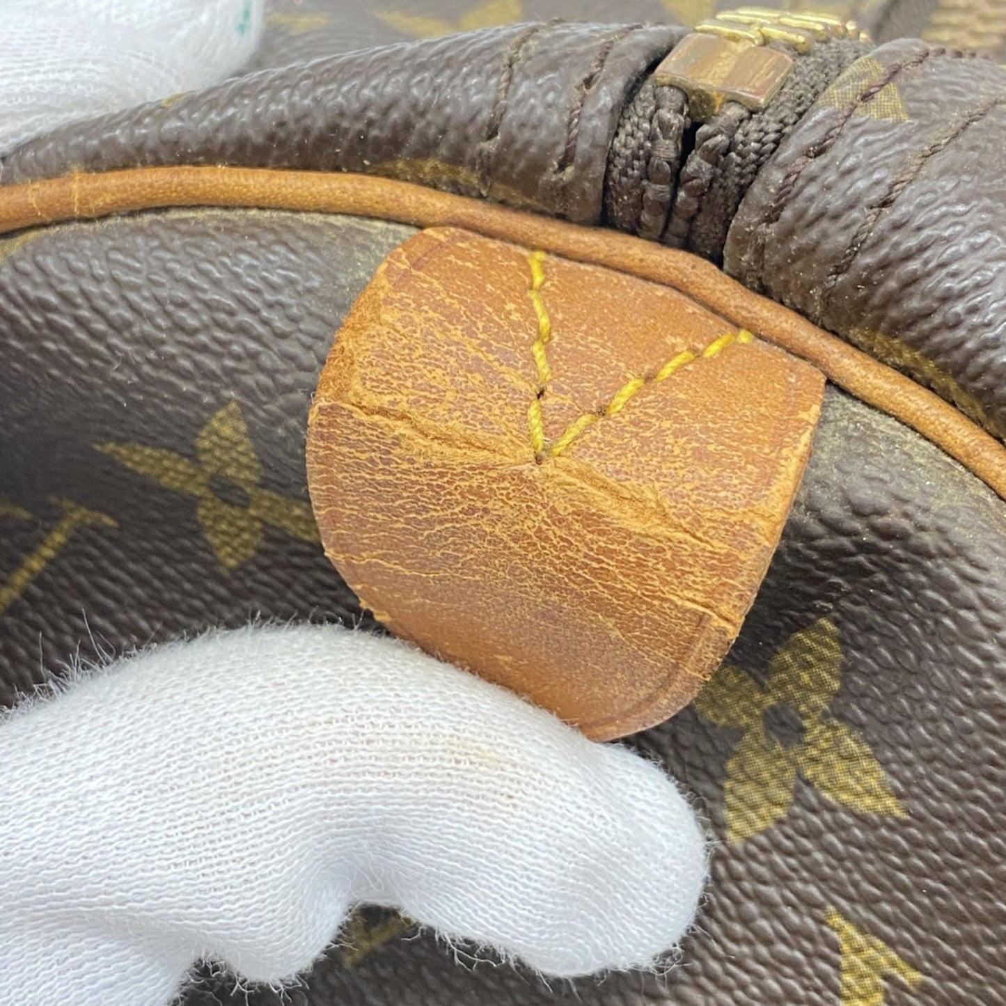 Louis Vuitton Monogram Keepall 45 Boston Bag M41428 Brown