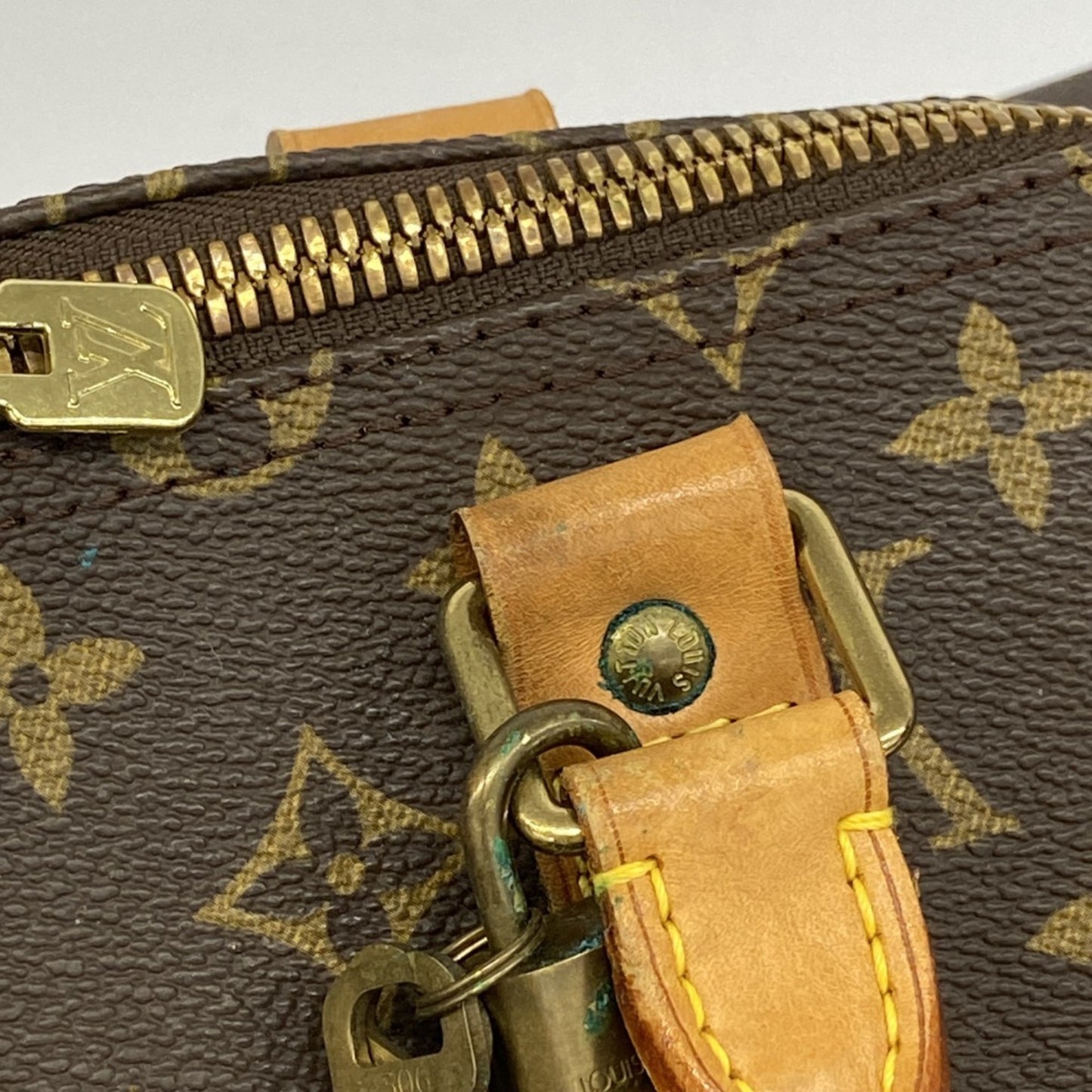 Louis Vuitton Monogram Keepall Bandouliere 55 Boston Bag M41414 Brown