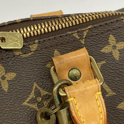 Louis Vuitton Monogram Keepall Bandouliere 55 Boston Bag M41414 Brown