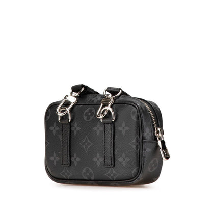 Louis Vuitton Monogram Eclipse Taiga Rama Outdoor Pochette M30755 Noir Black Leather