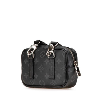 Louis Vuitton Monogram Eclipse Taiga Rama Outdoor Pochette M30755 Noir Black Leather