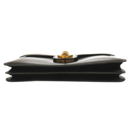 Hermes Leather Black Handbag 1126Hermes