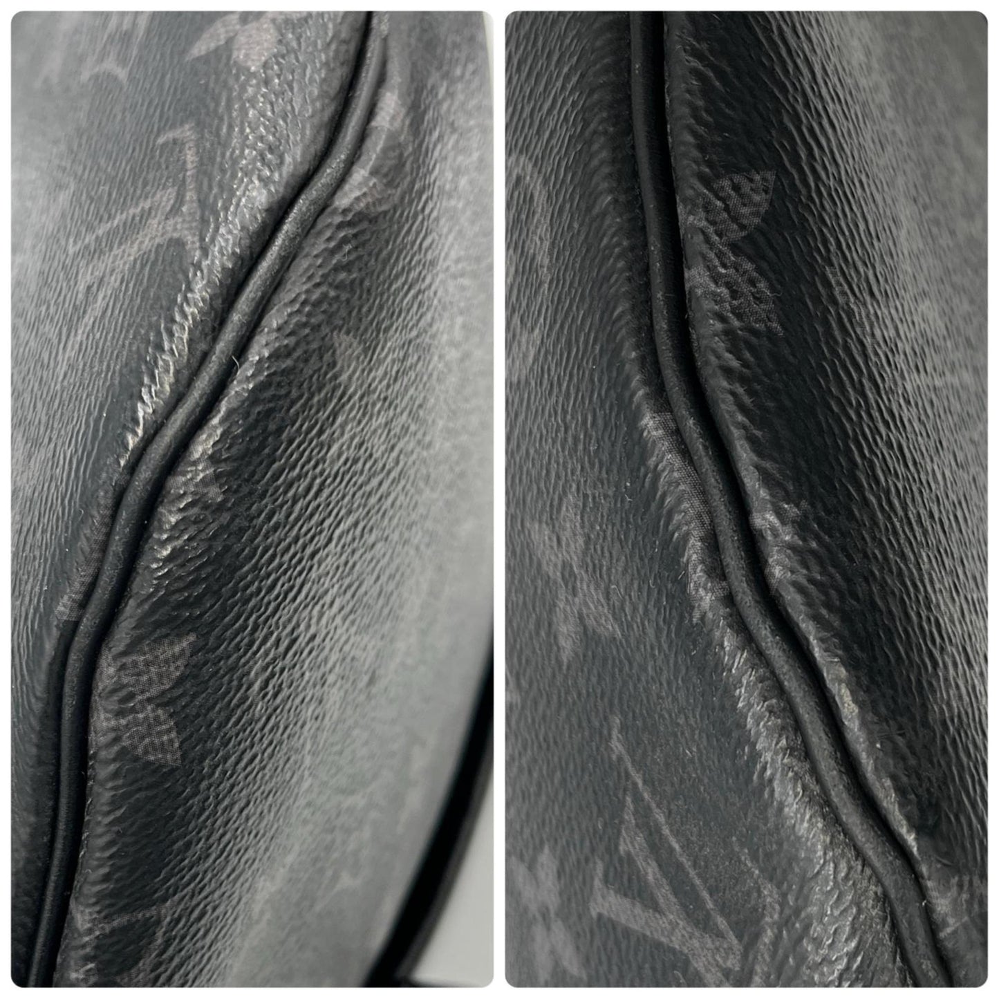 Louis Vuitton Discovery Bum Bag Pm Monogram Eclipse M46035 Leather Black