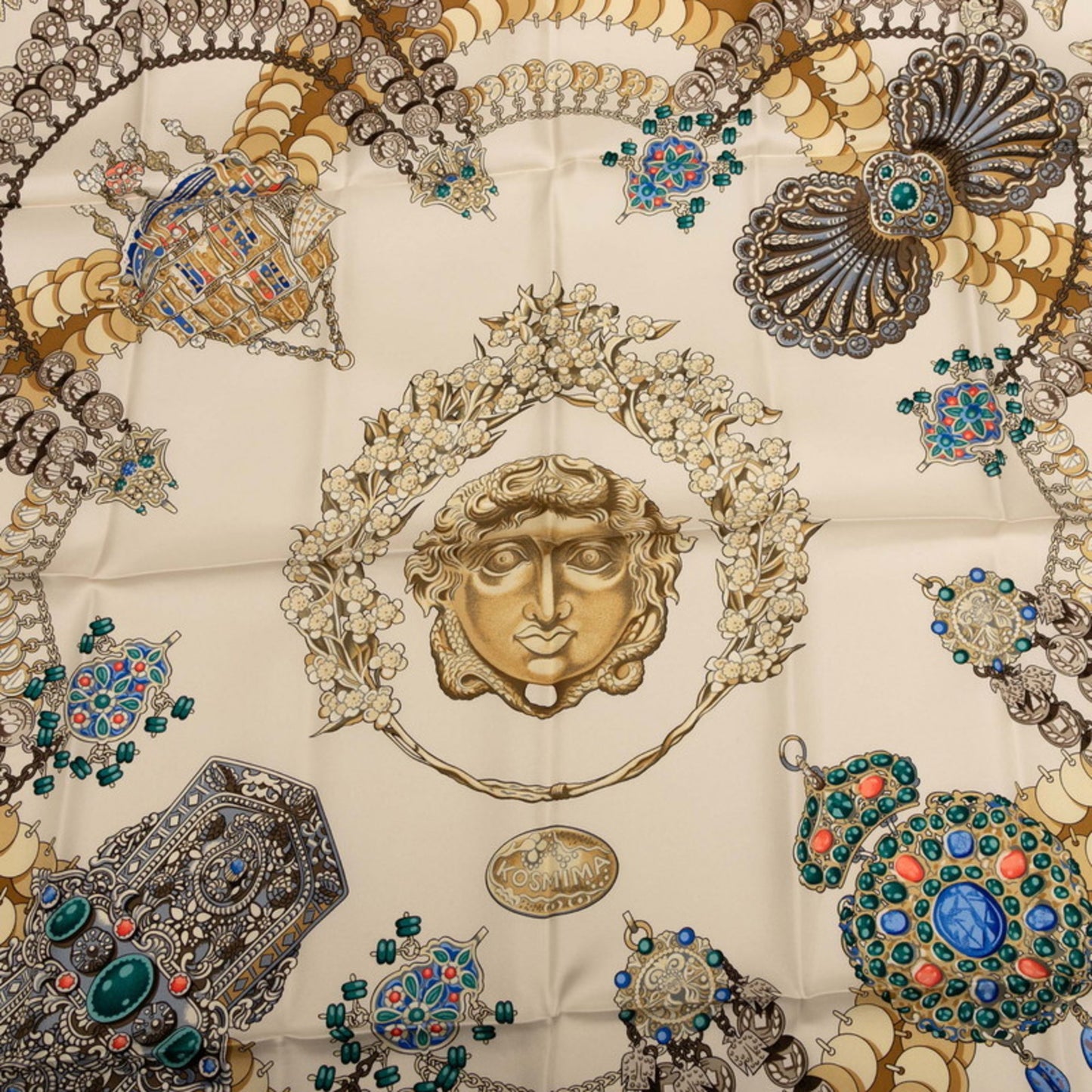 Hermes Herms Carr 90 Kosmima Space Scarf