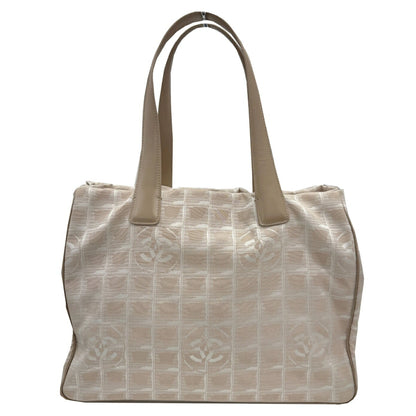 Chanel New Travel Line Tote Bag Beige Nylon 1 2008