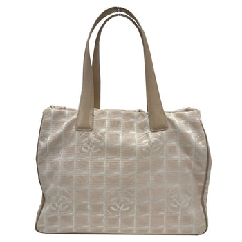 Chanel New Travel Line Tote Bag Beige Nylon 1 2008