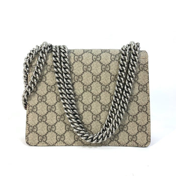 Gucci 421970 Gg Dionysus W-Chain Shoulder Bag In Supreme Canvas