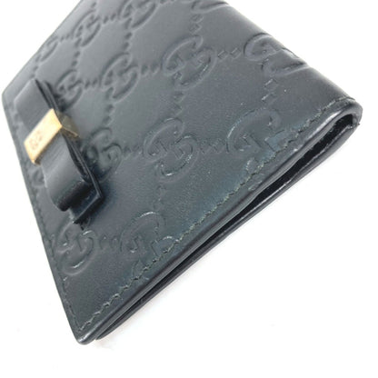Gucci 451192 Guccissima Gg Ribbon Business Card Case