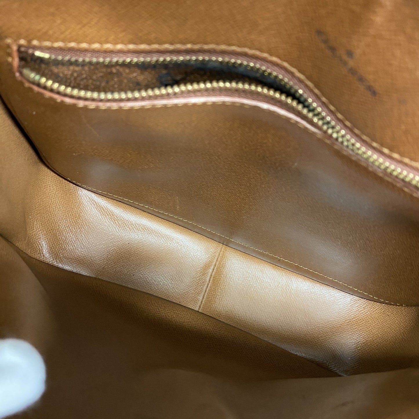 Louis Vuitton Monogram Saint-Cloud Gm Shoulder Bag M51242 Brown