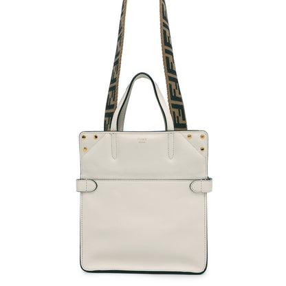 Fendi Flip Small Handbag 8Bt306 Fendi 2-Way White