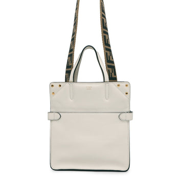 Fendi Flip Small Handbag 8Bt306 Fendi 2-Way White