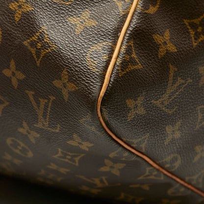 Louis Vuitton Monogram Keepall 55 Boston Bag/Travel Bag M41424 Brown Leather
