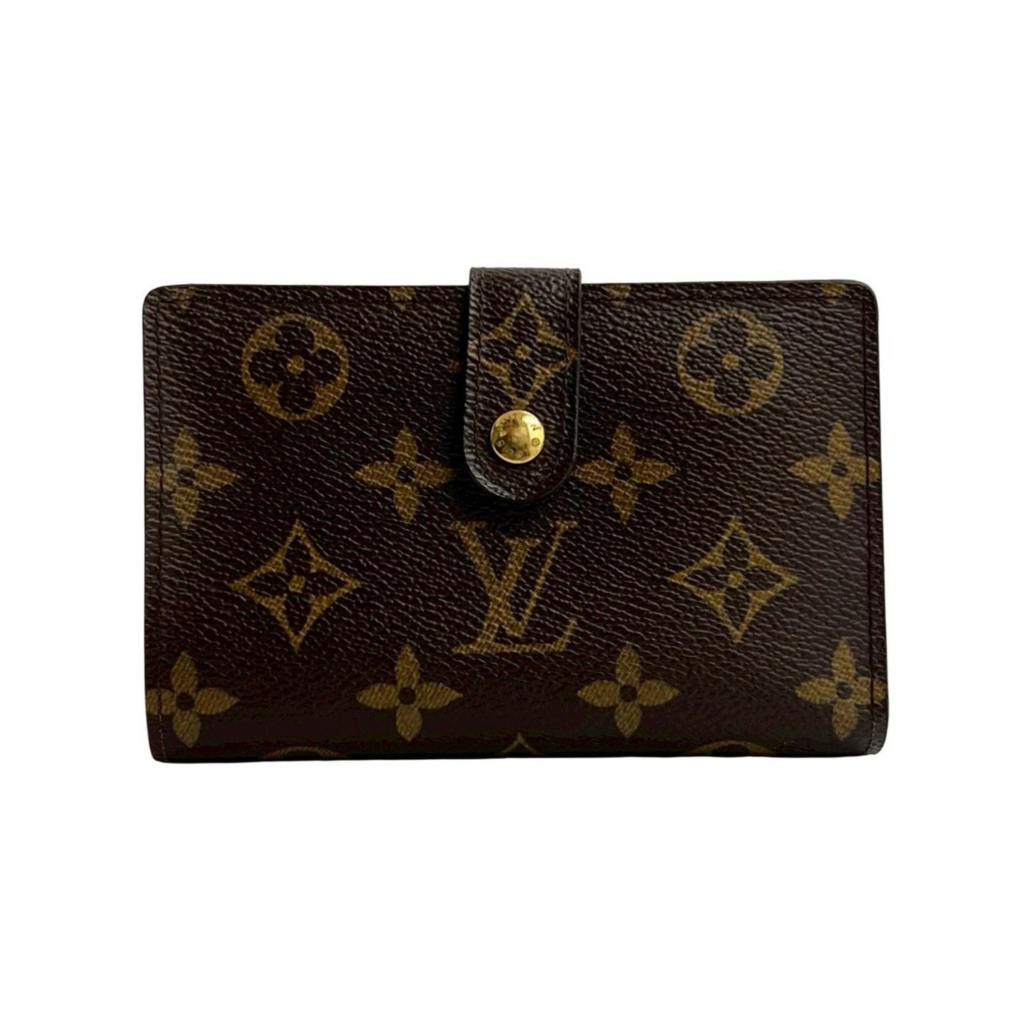 Louis Vuitton Louis Vuitton Portefeuille Viennois Monogram Leather Bifold Wallet Brown 26589