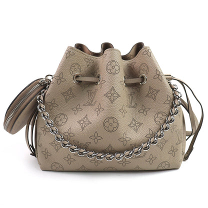 Louis Vuitton M57201 Bella Mahina Leather Shoulder Bag With Pouch
