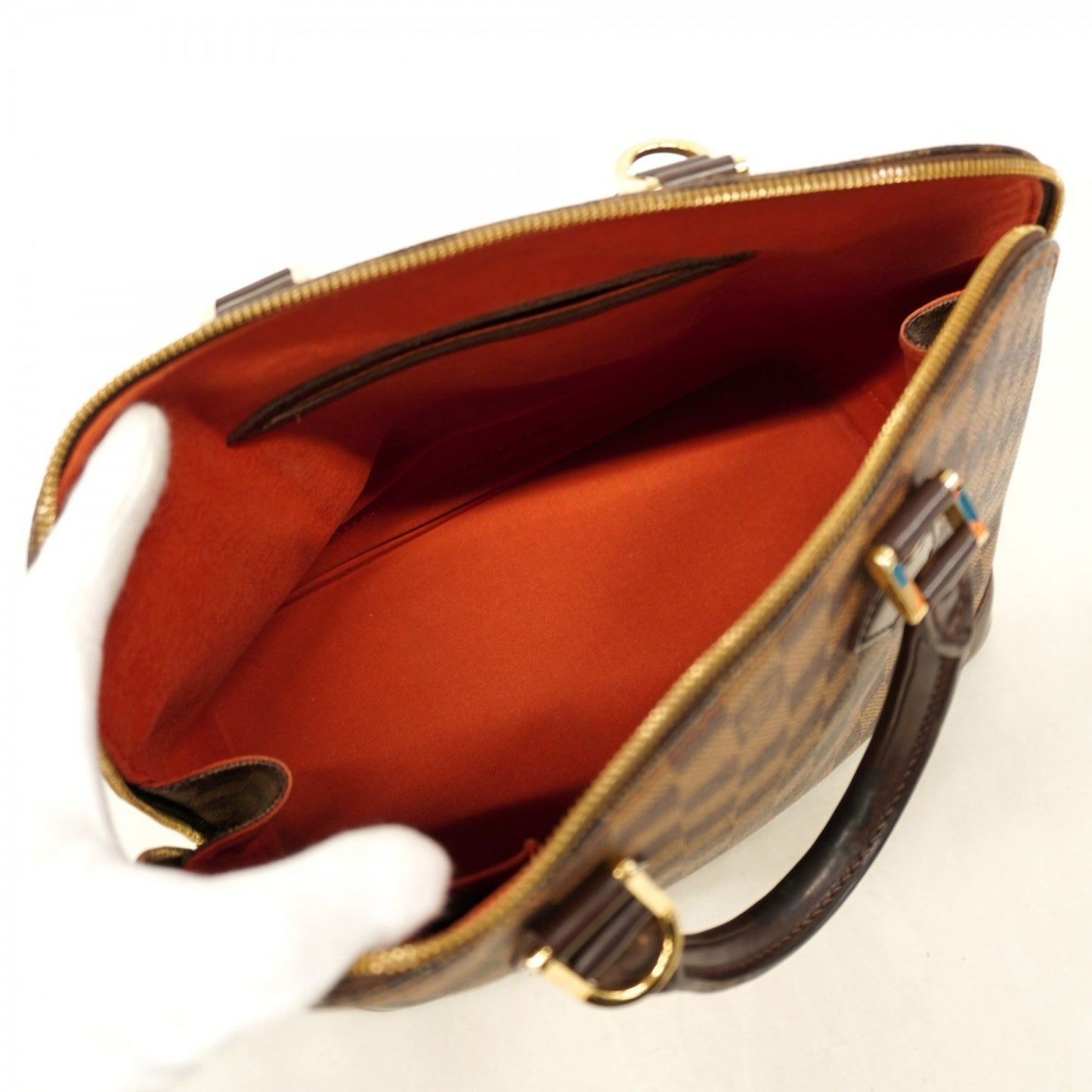 Louis Vuitton Damier Alma Handbag N51131 Ebene